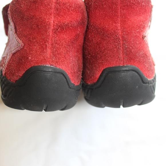 Vincent Leather Red boots for toddler baby… - Picture 5 of 7